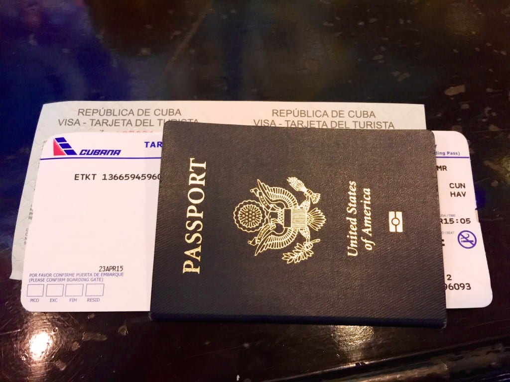 passport and boarding pass