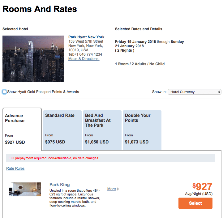 Park Hyatt New York City