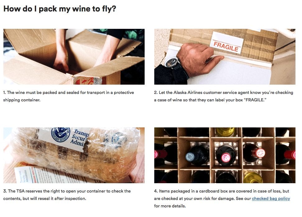 alaska wine flies free