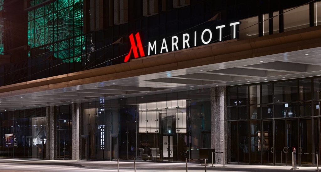 Amex Axes $300 Hotel Credit on Marriott Bonvoy Brilliant, Adds Dining Credit 1 marriott hotel front entrence