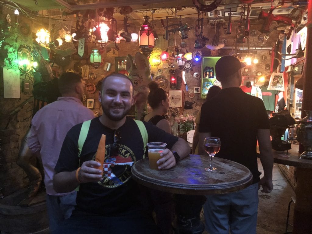 The infamous "carrot" at Szimpla Kert.