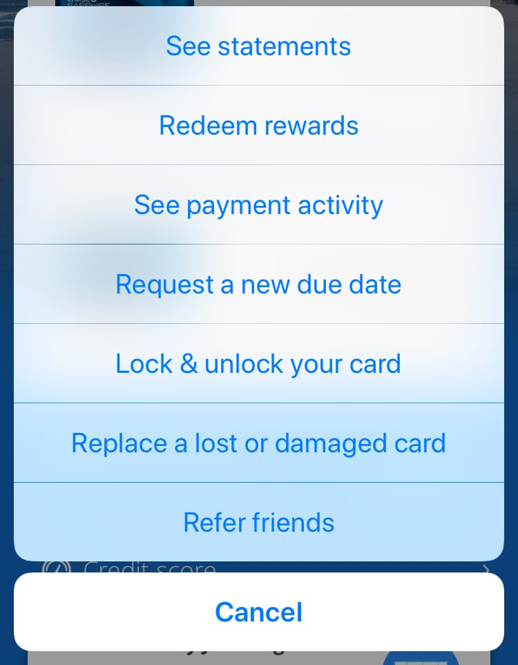 Chase Lock Credit Card