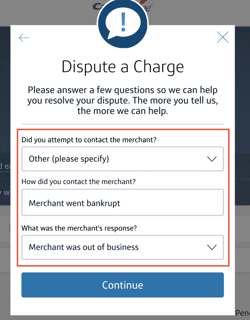 chargeback