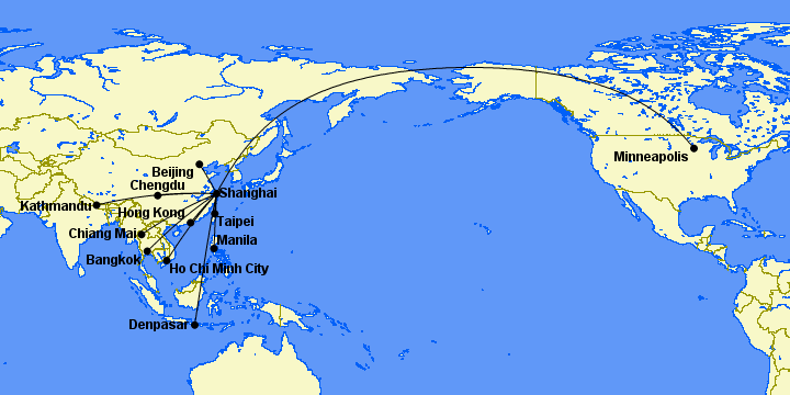 Delta Plans Nonstop Flights from Minneapolis to Shanghai in 2020 1 Delta Minneapolis Shanghai