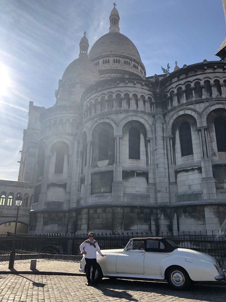 Behind the Sacre Coeur