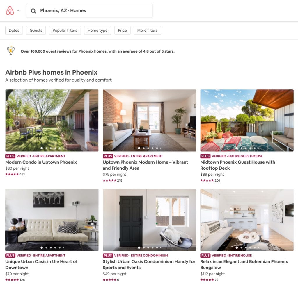 airbnb plus