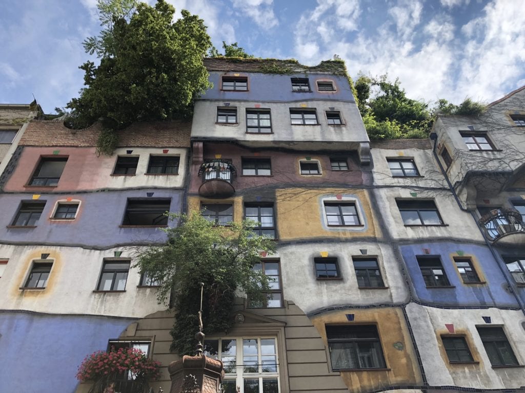 Hundertwasser apartment building