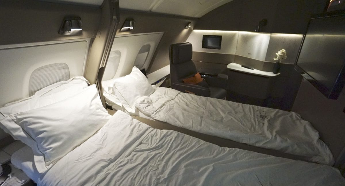 Singapore Airlines first class