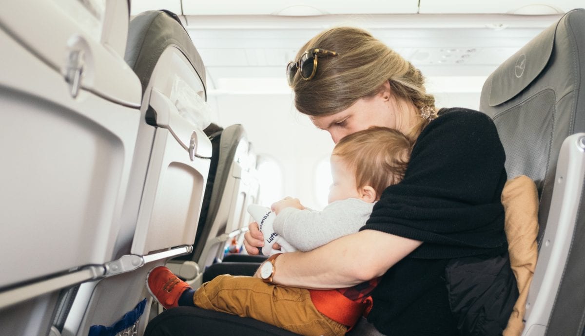flying with an infant