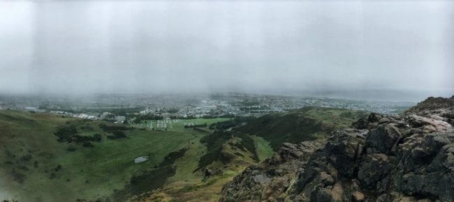 Exploring Edinburgh, Scotland in 2 Days 3 View from Arthur's Seat Edinburgh Scotland