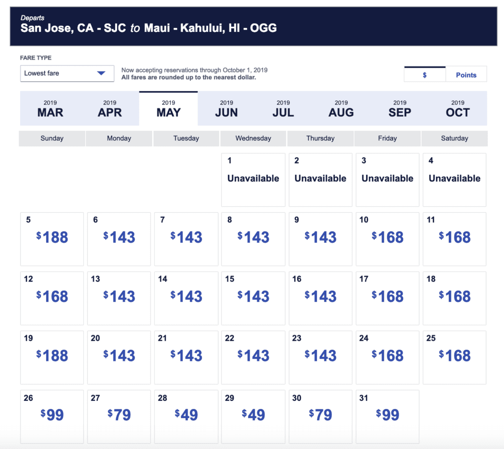 Southwest Airlines Flights to Hawaii