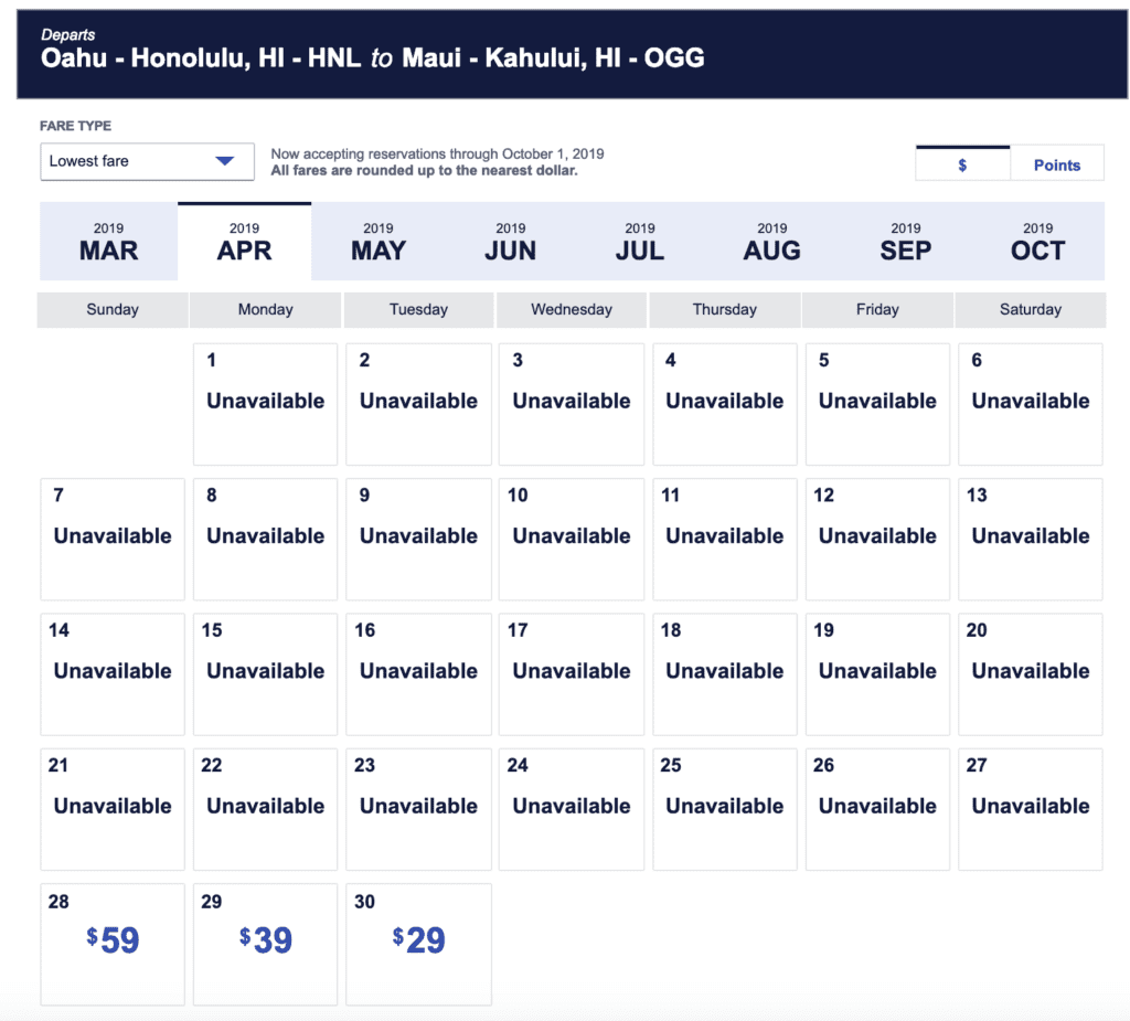 Southwest Airlines Flights to Hawaii
