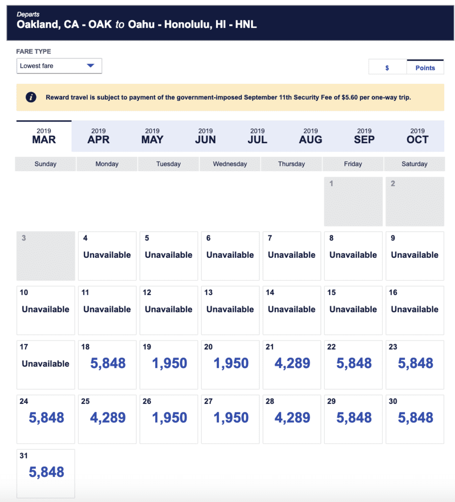 Southwest Airlines Flights to Hawaii