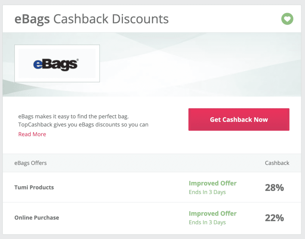 ebags discount