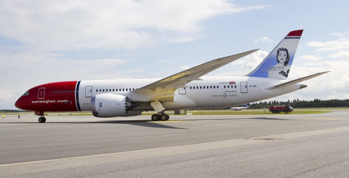 Norwegian Air plane