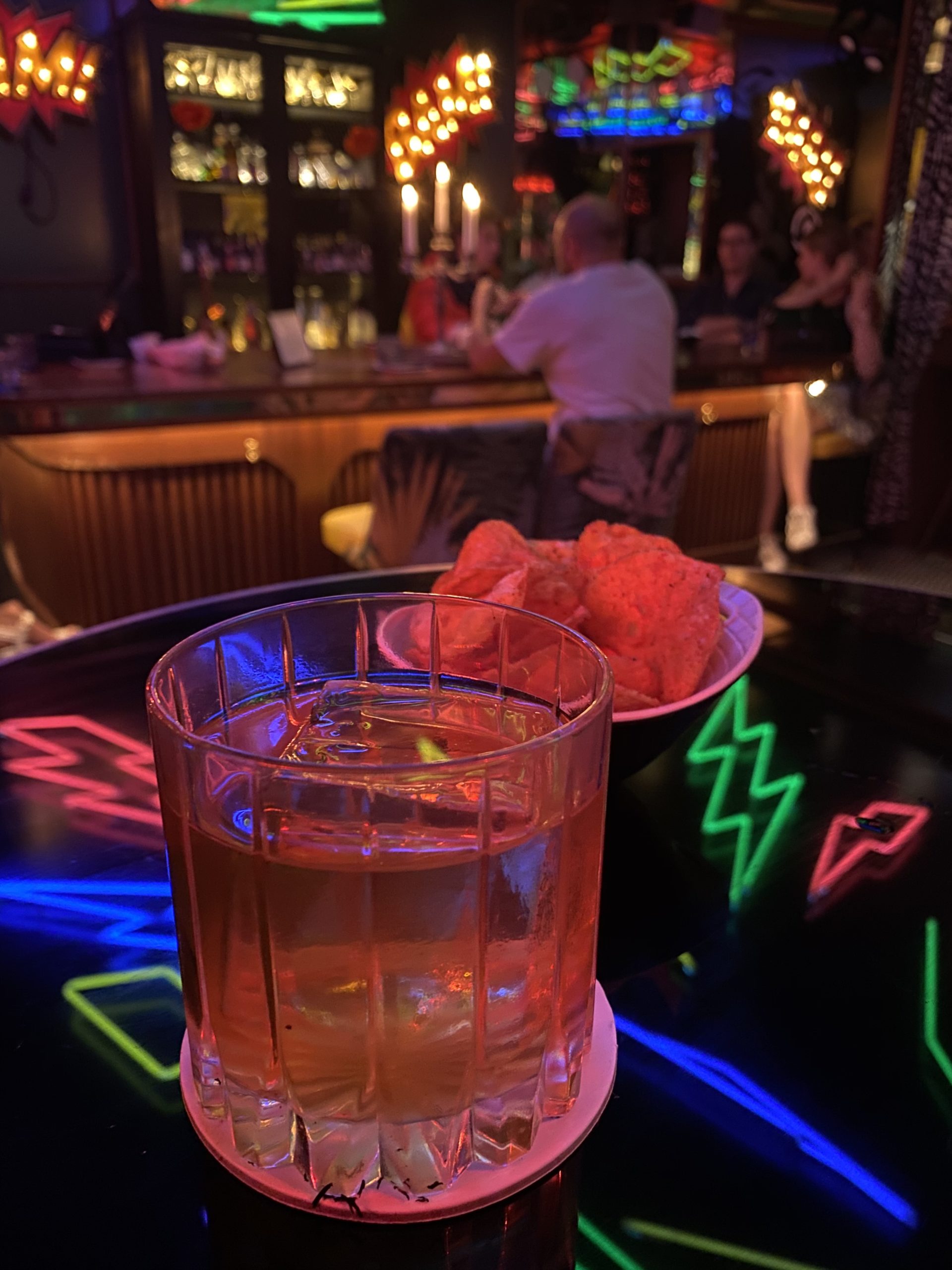 Old Fashioned cocktail at Salmon Guru