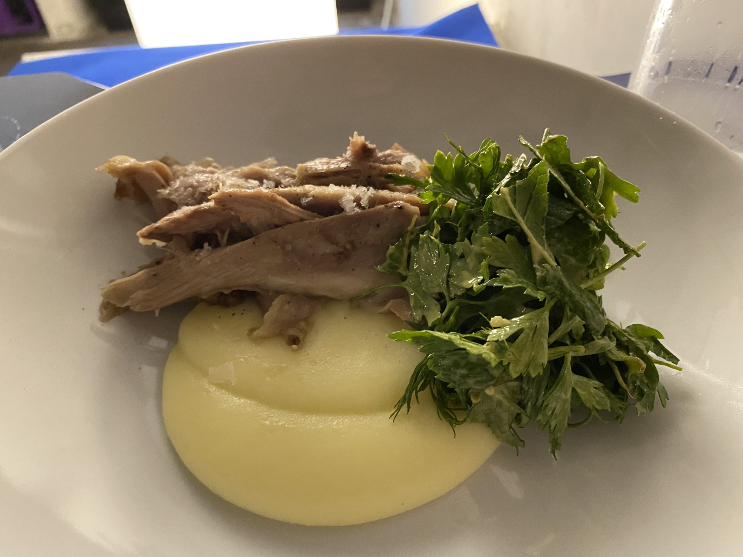 Goat and herb salad at Gota, Madrid