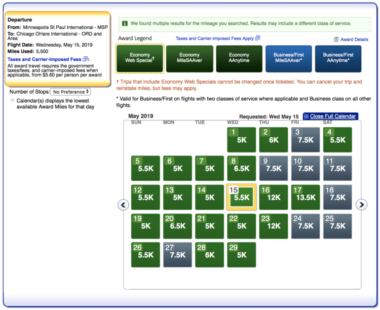 Book Flights for 5K+ Miles with AA Economy Web Specials 3 American Economy Web Specials
