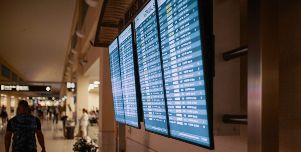 flight departure board