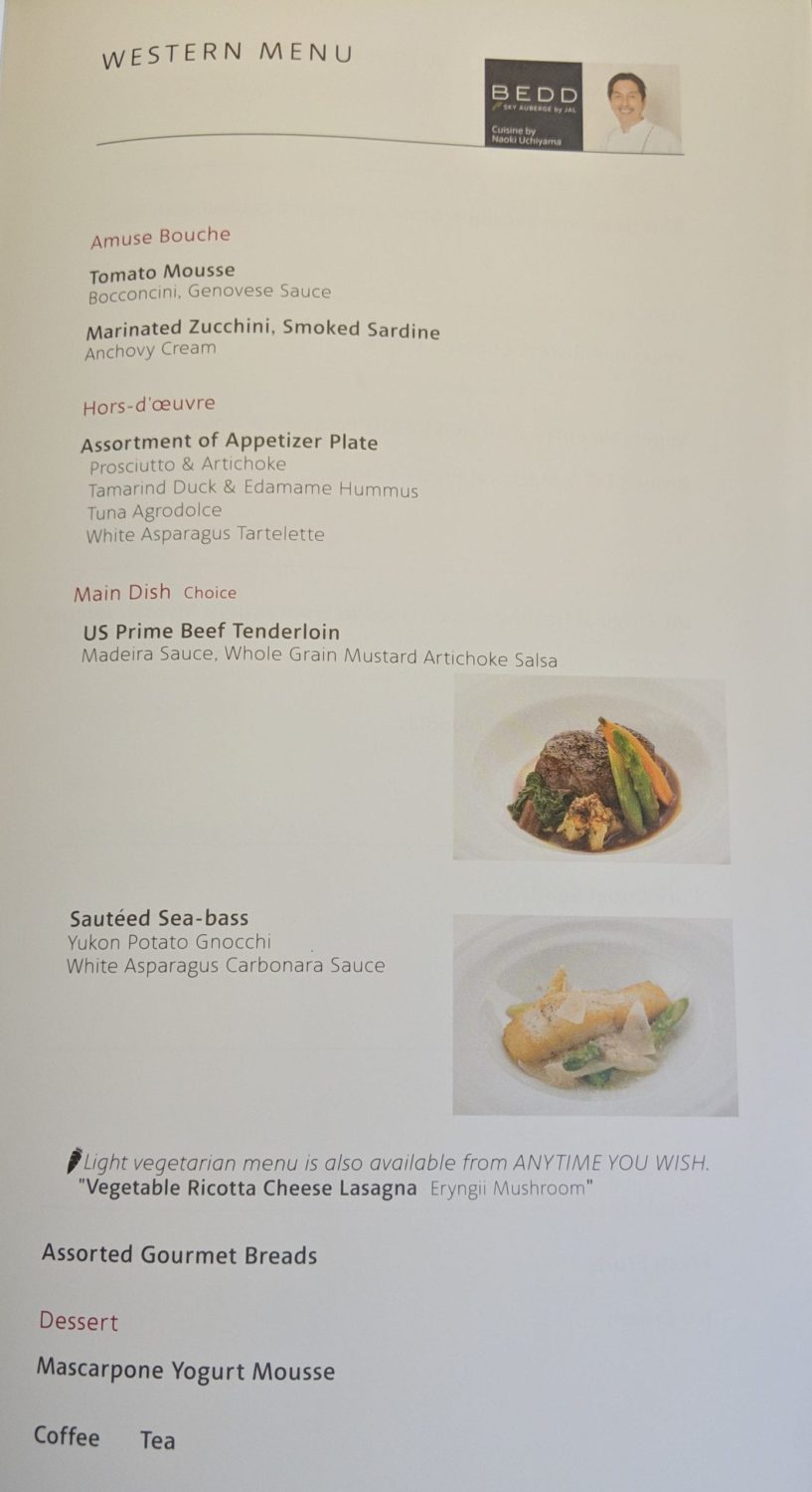 a paper food menu with western meal choices and photos