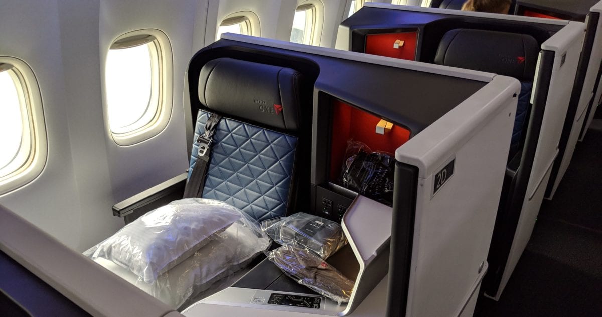 Delta one business class