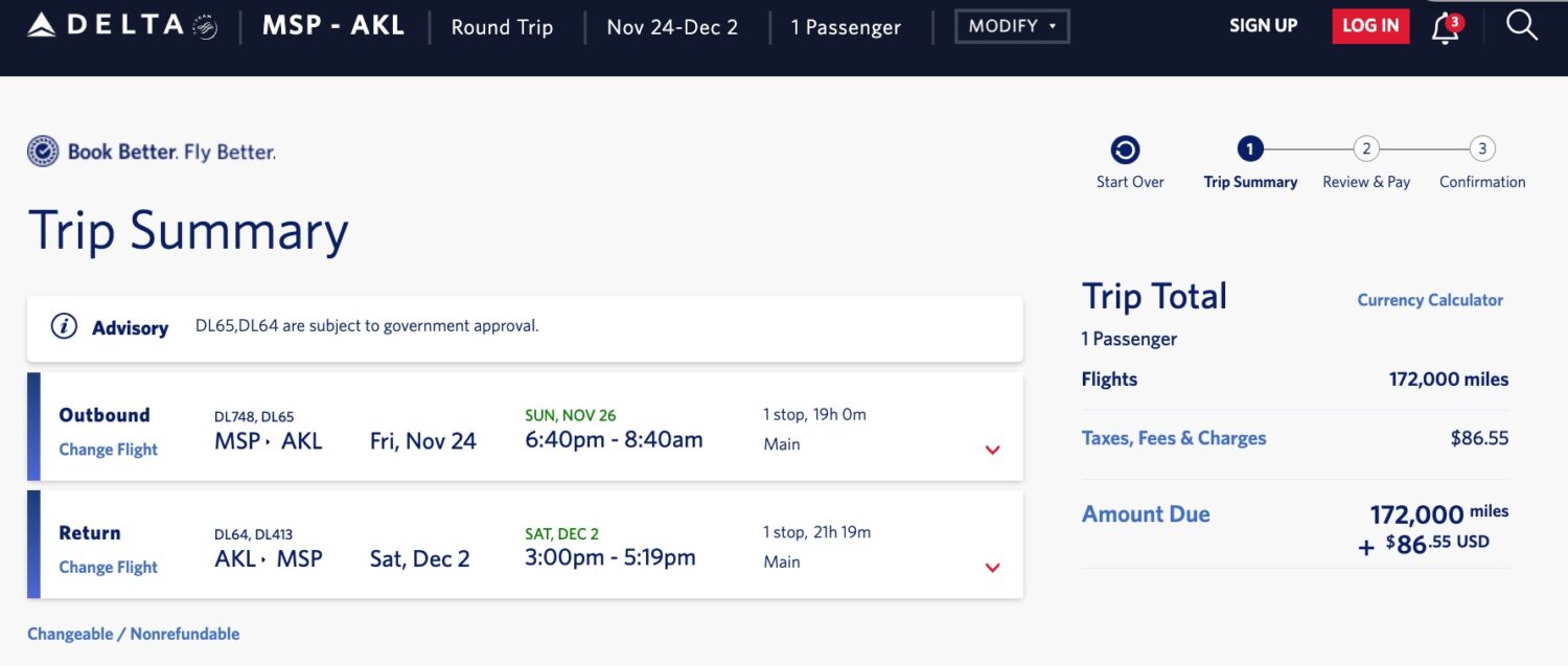 minneapolis to auckland