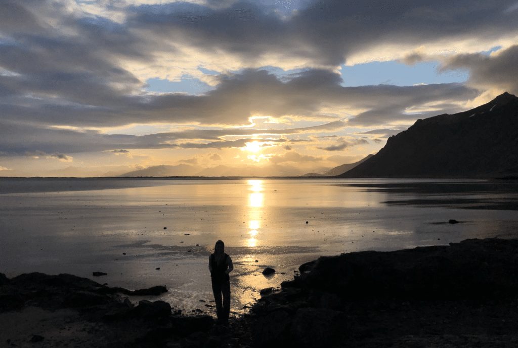 visit iceland sunset