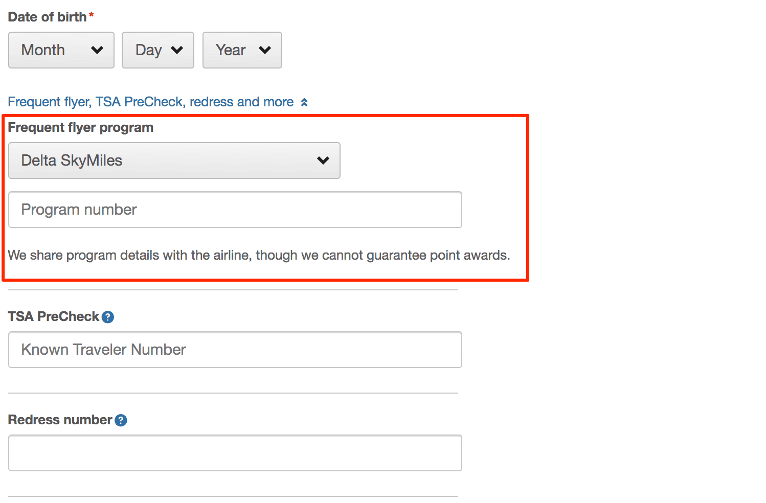 frequent flyer miles - chase