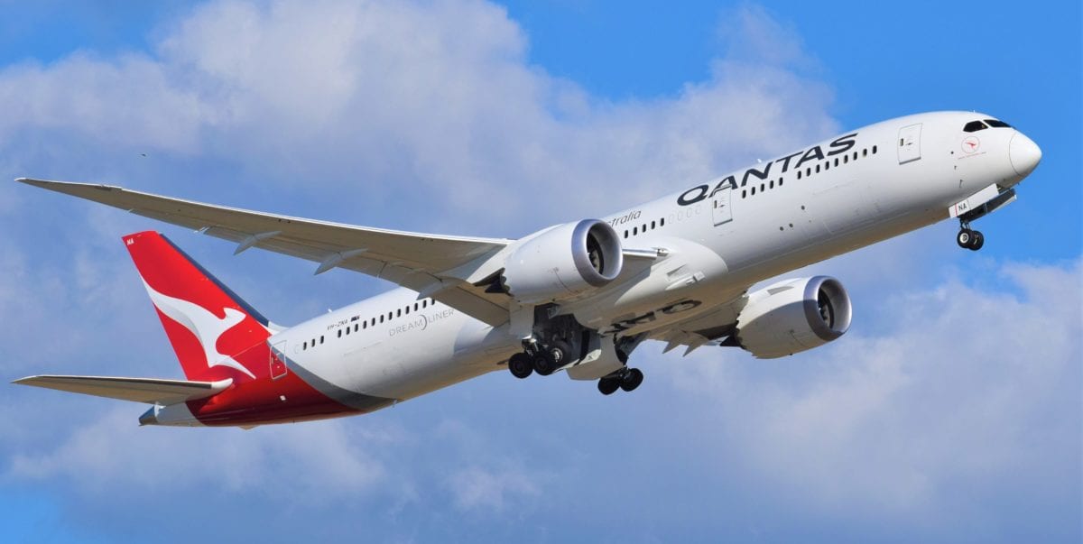 Qantas airplane