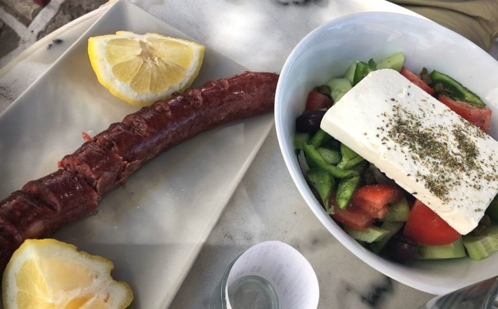 Thrifty Traveler's Guide to Paros, Greece 5 a bowl of food in Paros, Greece