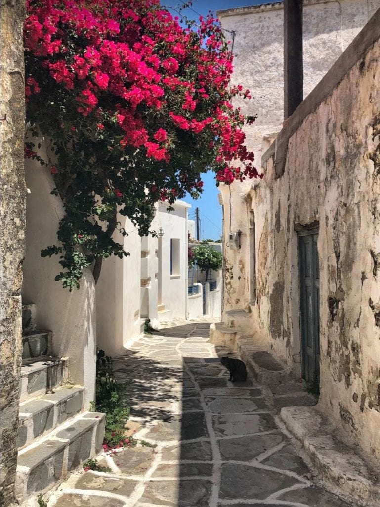 paros greece streets