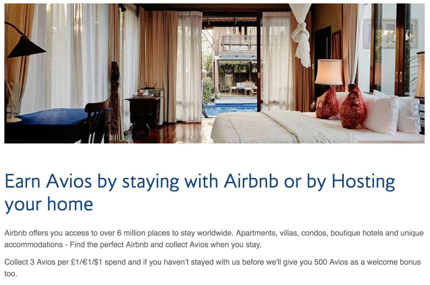 Airbnb British Airways