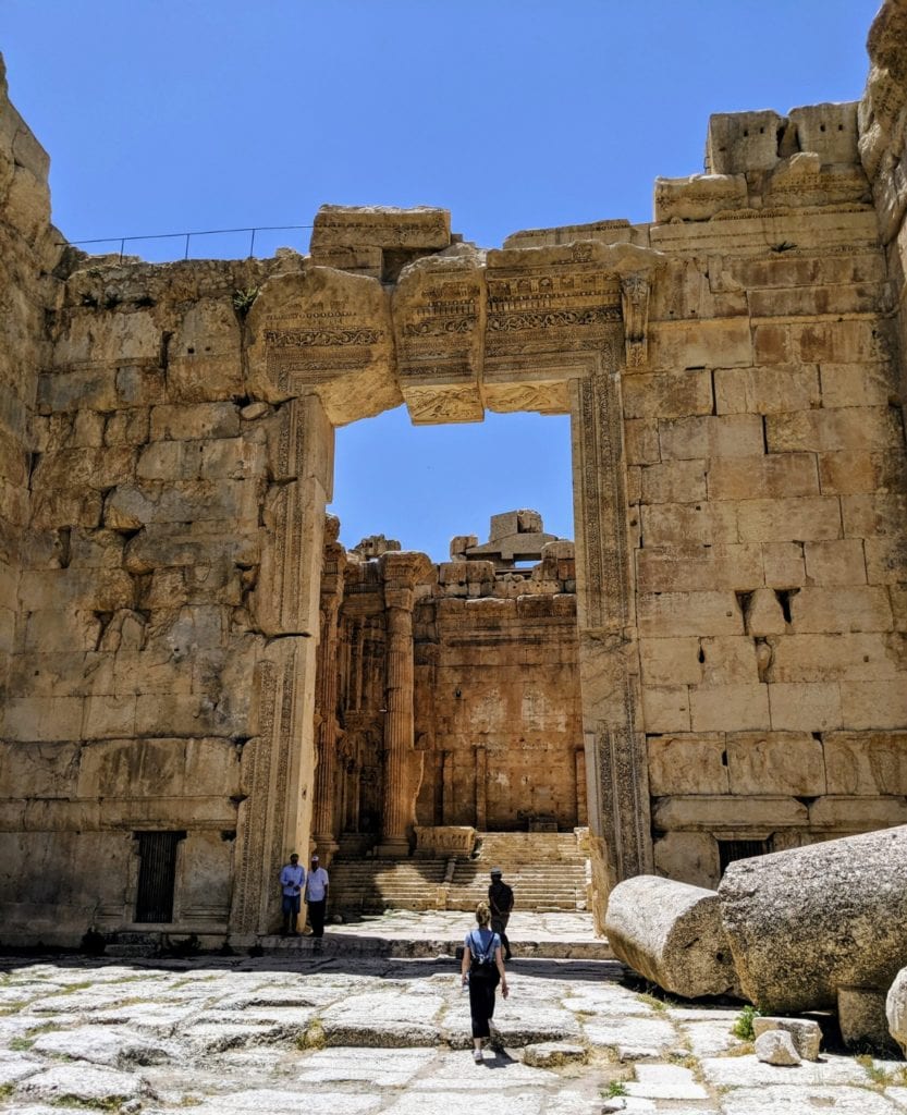 Bacchus Temple entrance