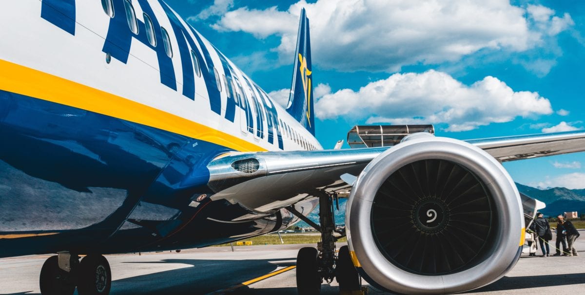 Ryanair passenger plane
