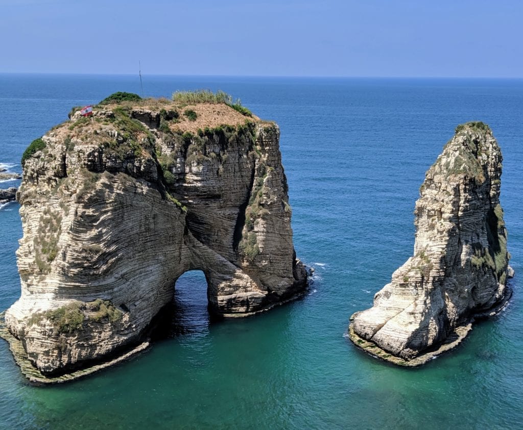 What You Need to Know About Traveling to Lebanon 2 Beirut Raouche Rocks