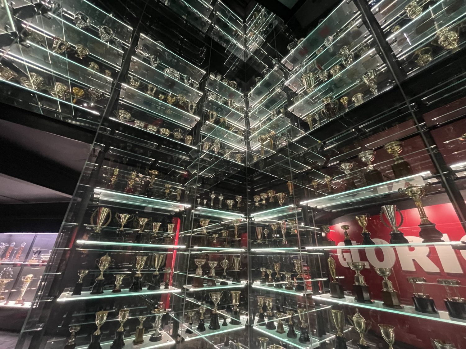 Benfica trophy case