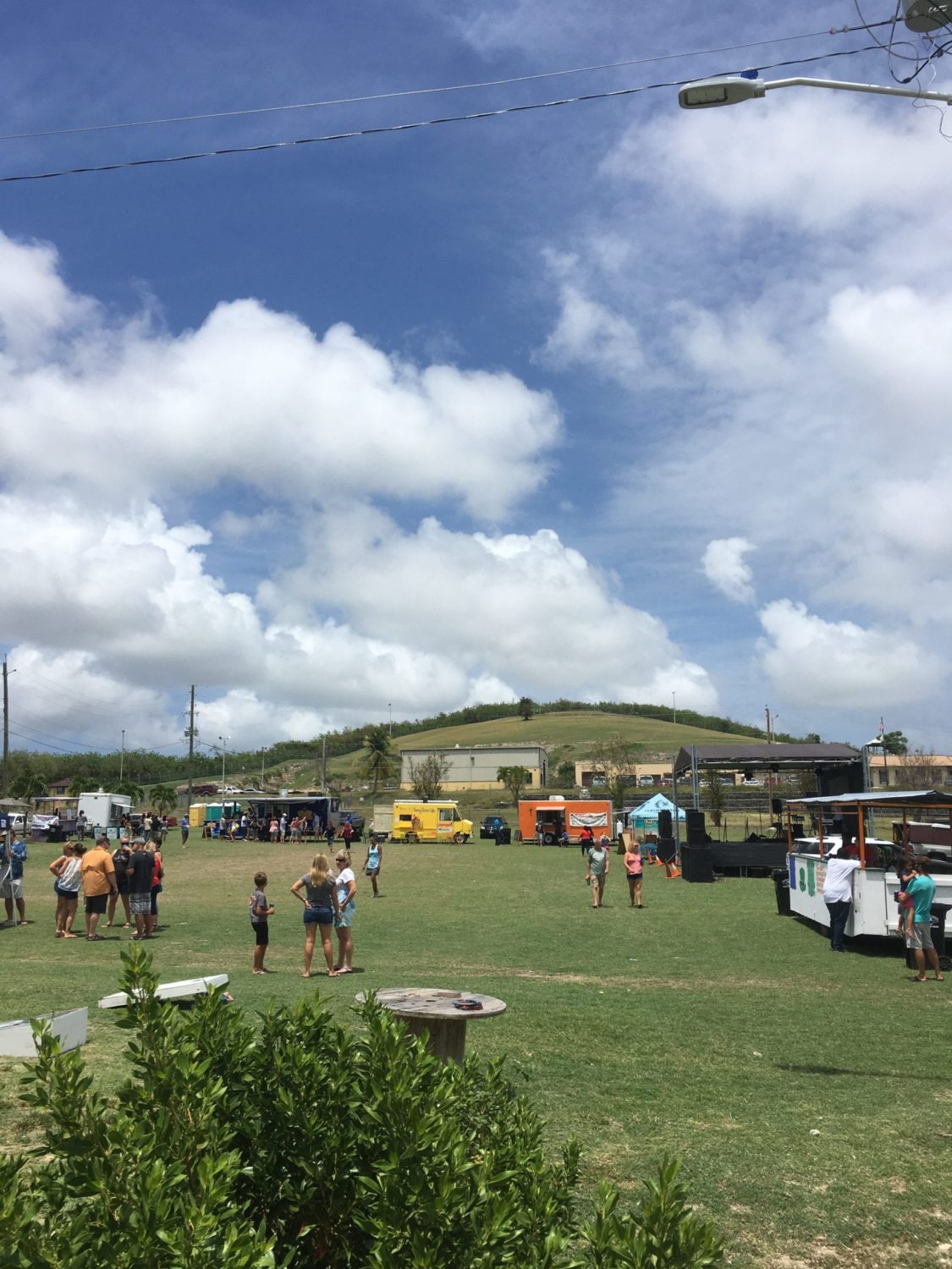 A group of people in a field