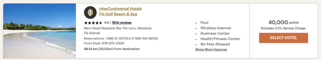 intercontinental ihg free anniversary night