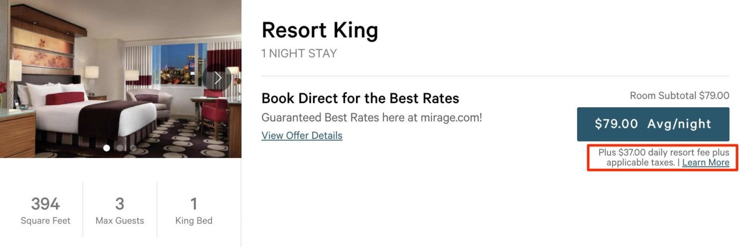 marriott resort fees