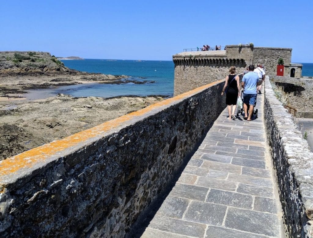 Saint-Malo city walls France