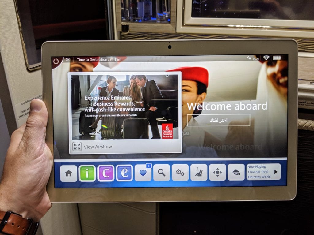 Unbeatable: Emirates Game Changer First Class Suite, Dubai to Male 38 Emirates 777 First Class Suite