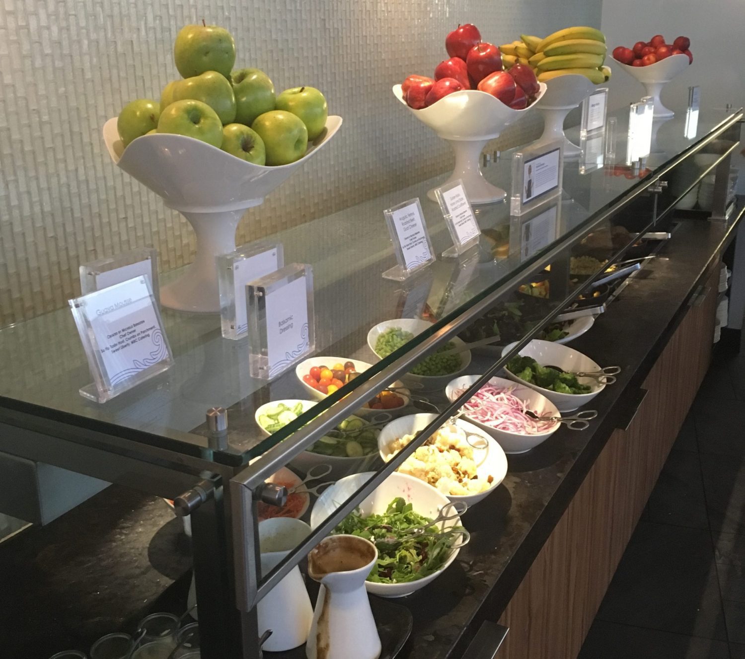 Centurion Lounge Miami buffet
