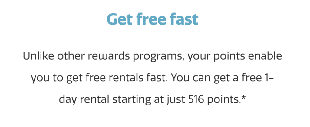 Silvercar loyalty program