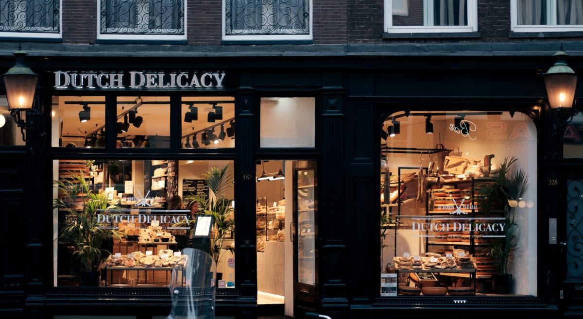 A store front at day