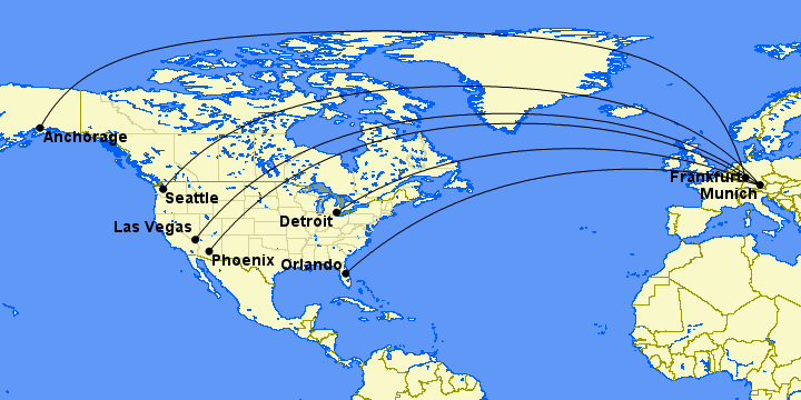 Lufthansa, Eurowings Add 6 New U.S. Routes to Germany 1 Lufthansa Eurowings Routes