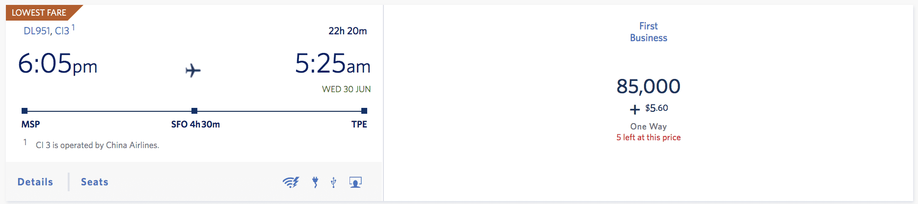 china airlines availability
