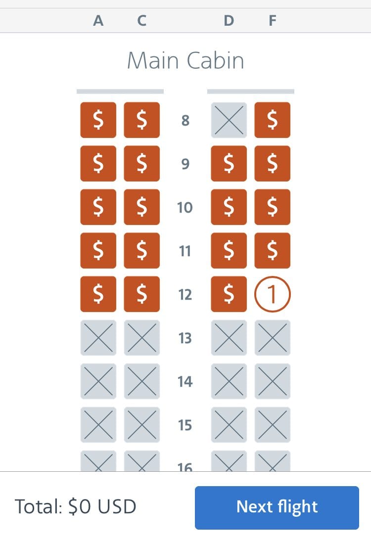 american basic economy seats