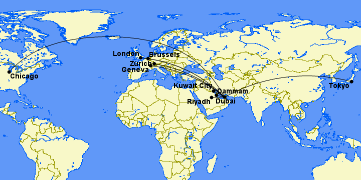 Unbeatable: Emirates Game Changer First Class Suite, Dubai to Male 25 emirates game changer routes