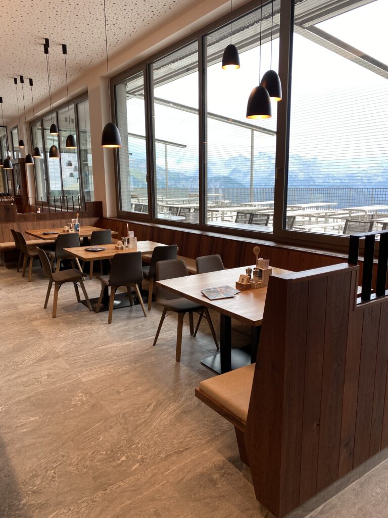 Restaurant at the Jennerbahn peak