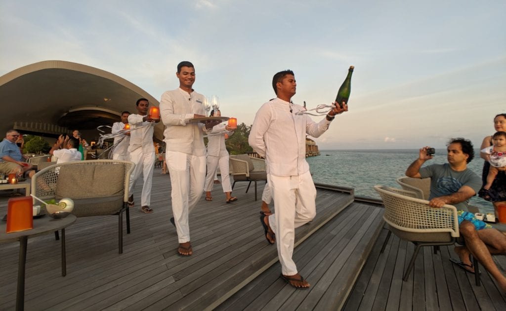 St. Regis Champagne Sabering